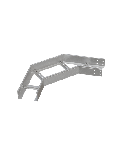 Угол лестничный горизонтальный 90 гр. 100х200х1,5 мм INOX304 N КМ-Профиль (LGL90-100-200-1.5 INOX304 N) в Новороссийске Аксессуары для лотков Pintop.ru