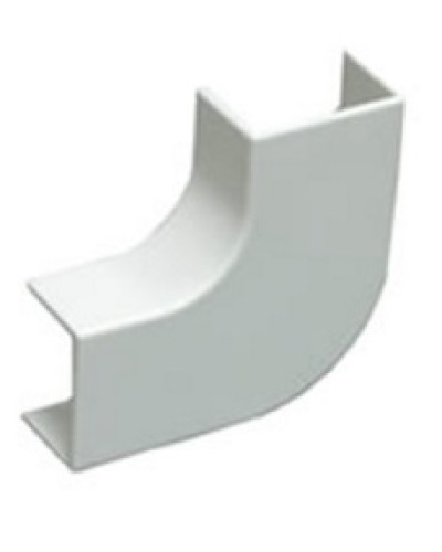 Угол плоский плавный стандарт TIA 40x25 мм Экопласт 72308R в Новороссийске Аксессуары для кабель-канала Pintop.ru