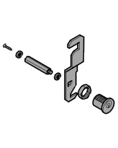 Замок дверцы G4040 Came 119RIG411 в Новороссийске Запчасти для шлагбаумов и автоматики Pintop.ru