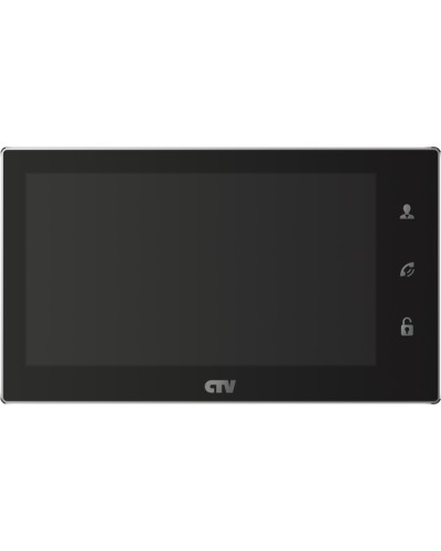 Монитор видеодомофона CTV-M4706AHD (черный) в Новороссийске Абонентские видеоустройства Pintop.ru