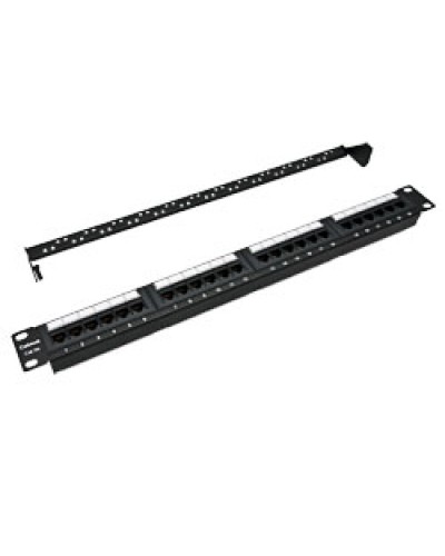 Патч-панель 19, 1U, 24xRJ45 Cabeus PL-24-Cat.5e-Dual IDC в Новороссийске Патч панель Pintop.ru