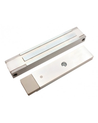 Электромагнитный замок с датчиком состояния двери ALeko ALM-400P (12В серый) в Новороссийске Электромагнитные замки Pintop.ru