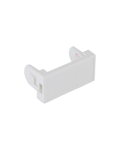 Заглушка 22,5х45 мм на 1 модуль, белый Datarex (DR-513410) в Новороссийске Розетки компьютерные и телефонные Pintop.ru
