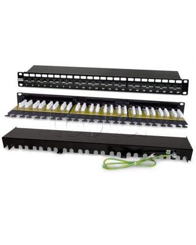 Патч-панель Hyperline PP2-19-24-8P8C-C6A-110D в Новороссийске Патч панель Pintop.ru