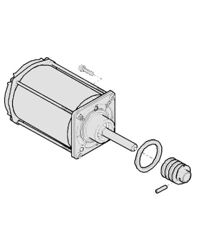 Электродвигатель G12000 в сборе Came 119RIG101 в Новороссийске Запчасти для шлагбаумов и автоматики Pintop.ru