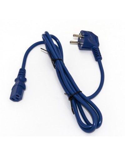 Кабель питания компьютера Hyperline PWC-IEC13-SHM-5.0-BL в Новороссийске Патч-корды и пигтейлы Pintop.ru