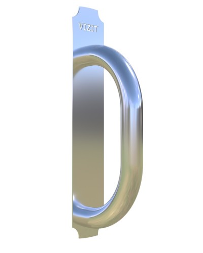 Дверная ручка наружная с декоративной накладкой Vizit PC-101-VIZIT в Новороссийске Аксессуары для многоабонентных систем Pintop.ru