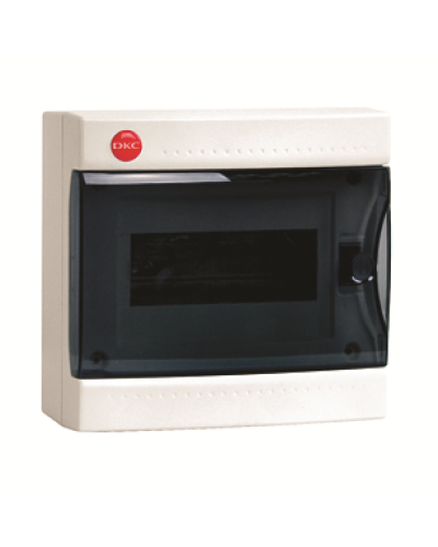 Щиток настенный с усиленным клеммным блоком, 8 модулей, IP41, цвет белый DKC 84708 в Новороссийске Боксы для автоматов Pintop.ru