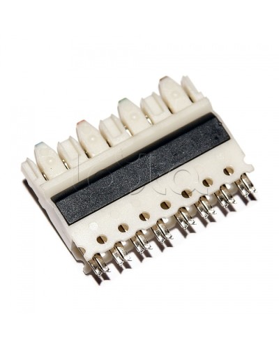 Модуль 110 типа 4-х парный Cabeus CB-4P в Новороссийске Кроссовое оборудование тип 110 Pintop.ru