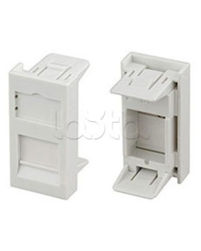 Вставка для 1 модуля формата Keystone Jack Hyperline SIP2-1K-M45-22.5 в Новороссийске Модули Keystone Pintop.ru