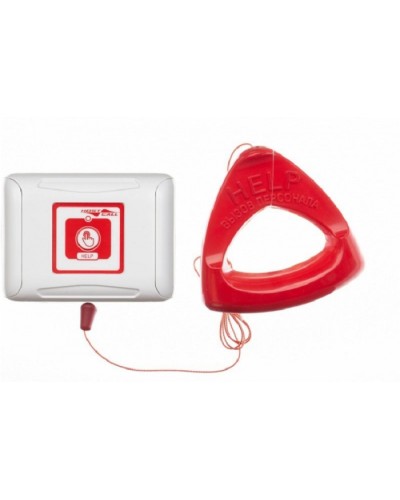 Влагозащищенная радиокнопка вызова со шнуром Hostcall MP-413W2 в Новороссийске Система оповещения и трансляции Hostcall Pintop.ru