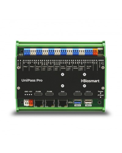Контроллер управления доступом в бесконтактных СКУД и системах учета рабочего времени по венам ладони и RFID-картамBioSmart UniPass Pro в Новороссийске Контроллеры Pintop.ru