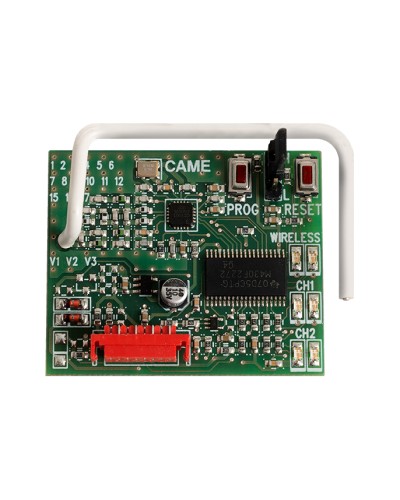 Встраиваемая плата радиоканала для беспроводных устройств системы RIO v2.0 Came RIOCN8WS в Новороссийске Устройства радиоуправления для шлагбаумов и автоматики Pintop.ru