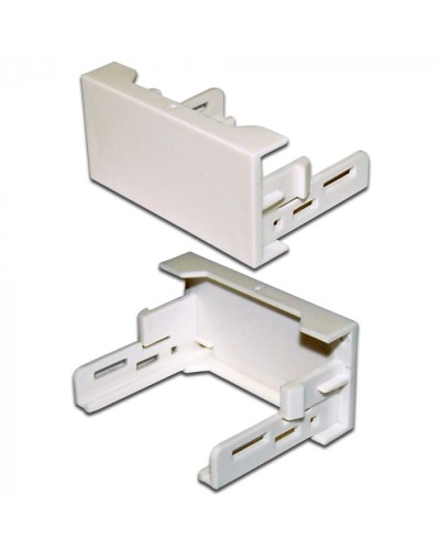 Вставка-заглушка Mosaic 22.5x45, белая LANMASTER (LAN-WA-LP-XX-WH) в Новороссийске Патч-корды оптические Pintop.ru