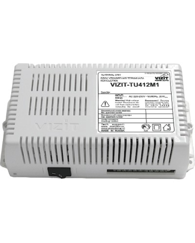 Блок управления терминала консьержа Vizit-TU412M1 в Новороссийске Блоки управления многоабонентные Pintop.ru