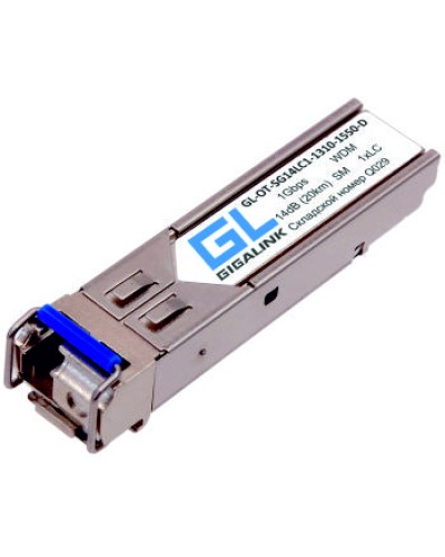Модуль SFP Gigalink GL-OT-SG14LC1-1310-1550-I-D в Новороссийске Модули SFP/XFP/GBIC Pintop.ru