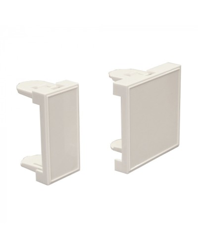 Заглушка 22.5х45, белая LANMASTER (LAN-SIP-22B-WH) в Новороссийске Проходные адаптеры и розетки оптические Pintop.ru