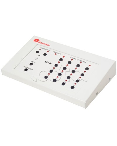 Пульт управления выносной Полисервис ВПУ-16 в Новороссийске Система оповещения Октава Полисервис Pintop.ru