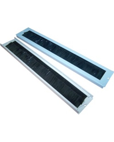 Ввод кабельный щеточный для настенных шкафов (серый) TWT TWT-CBW-BP в Новороссийске Аксессуары для стоек и шкафов Pintop.ru