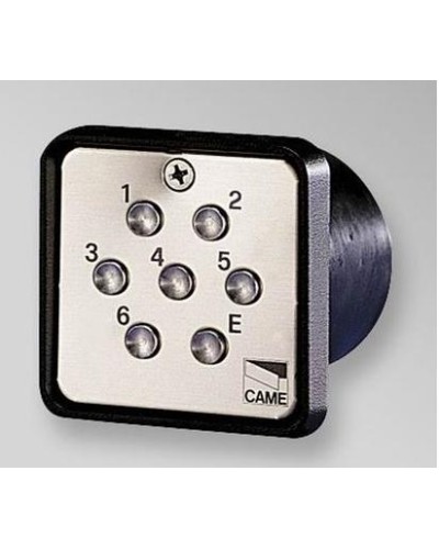 Клавиатура кодонаборная 7-кнопочная, встраиваемая Came 001S6000 в Новороссийске Запчасти для шлагбаумов и автоматики Pintop.ru