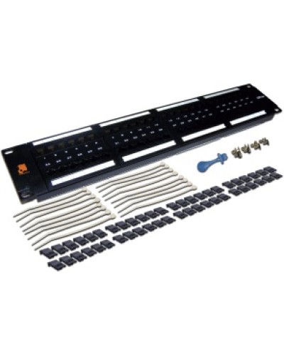 Патч-панель 48 портов, UTP, кат.5E, 2U LANMASTER LAN-PPL48U5E в Новороссийске Патч панель Pintop.ru