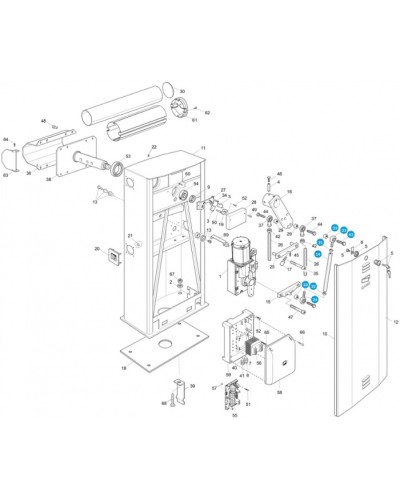 Трансформатор ZL37 Came 119RIR111 в Новороссийске Запчасти для шлагбаумов и автоматики Pintop.ru
