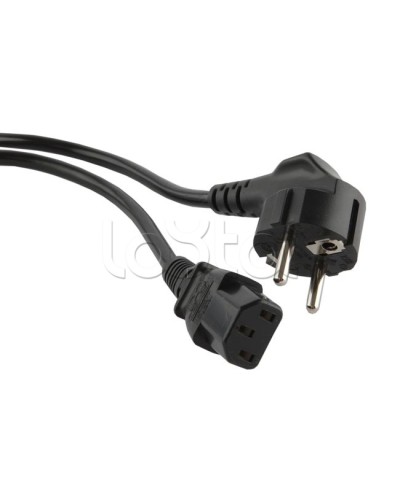 Кабель питания 10 м Hyperline PWC-IEC13-SHM-10-BK в Новороссийске Патч-корды и пигтейлы Pintop.ru