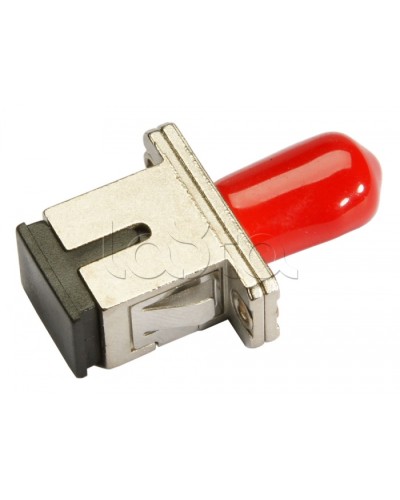 Соединитель проходной ST-SC, MM(для многомодового кабеля), simplex Cabeus ST-SC-MM в Новороссийске Проходные адаптеры и розетки оптические Pintop.ru