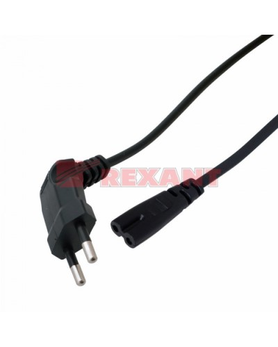 Шнур сетевой (угловая вилка) 2x0.75мм² 1.5М (10шт/уп) REXANT 11-1104 в Новороссийске Патч-корды и пигтейлы Pintop.ru