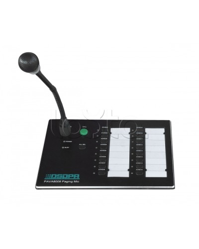 Консоль микрофонная DSPPA PAVA-8008 в Новороссийске Система оповещения и трансляции Dsppa Pintop.ru