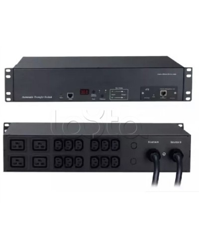 Блок распределения питания Hyperline ATS-R-228H1622-Intelligent в Новороссийске Блоки розеток Pintop.ru