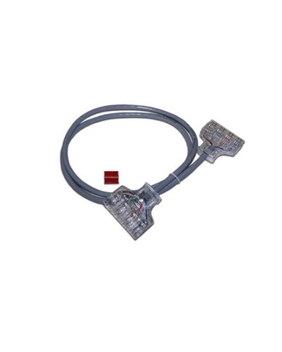 Патч-корд 110 тип - 110 тип, 1 пара, категория 6, 1 м, серый LANMASTER LAN-P4-P4-1.0/6 в Новороссийске Патч-корды и пигтейлы Pintop.ru