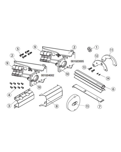 Рычаги F500 без крепления Came 119RID185 в Новороссийске Запчасти для шлагбаумов и автоматики Pintop.ru