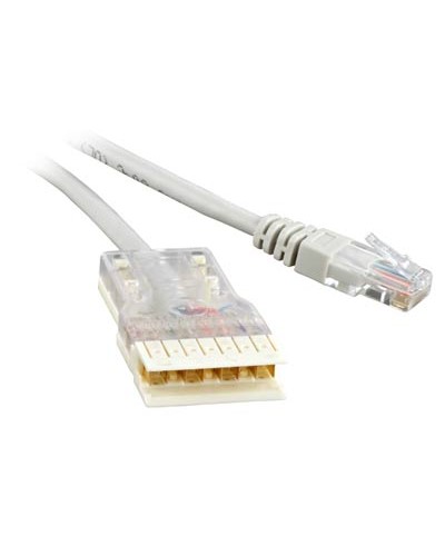 Патч-корд Hyperline PC-110-RJ45-4P-C5e-1M-LSZH-GY в Новороссийске Патчкорды (медные) Pintop.ru