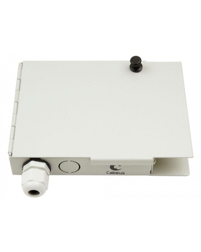 Бокс оптический настенный 19 на 4 ST/FC порта Cabeus JJT-4-ST в Новороссийске Кросс оптический Pintop.ru