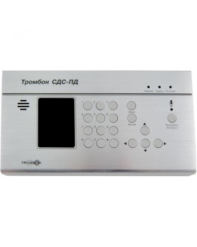 Пульт диспетчера для двухсторонней речевой связи между диспетчером и зоной оповещения Тромбон СДС-ПД в Новороссийске Система оповещения и трансляции Pintop.ru