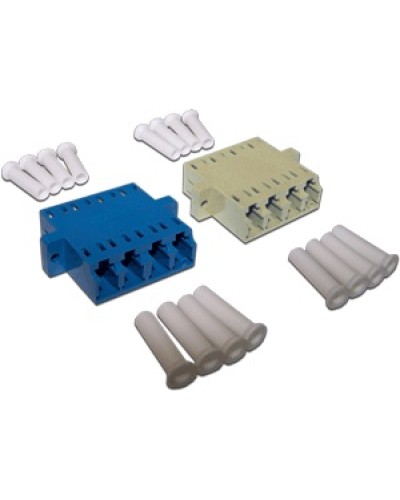 Адаптер оптический LC, SM/APC, корпус SC дуплекс, квадро LANMASTER LAN-4LCS-AM-APC в Новороссийске Коннекторы Pintop.ru