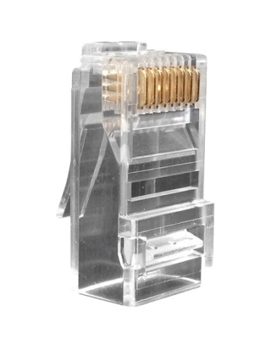 Разъем RJ-45 Hyperline PLUG-8P8C-UV-C6-100 в Новороссийске Коннекторы и разъемы Pintop.ru