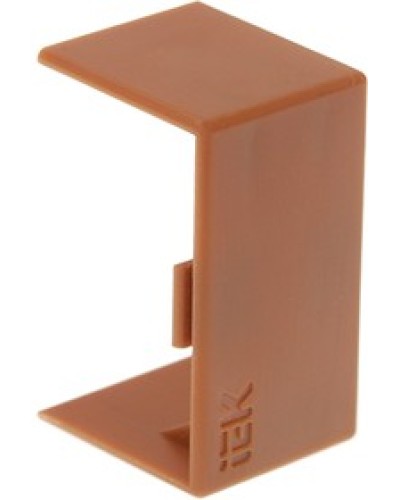 ELECOR Соединитель на стык КМС 16х16 дуб (4шт/компл) IEK (EL-KK10D-S-016-016-K11) в Новороссийске Аксессуары для кабель-канала Pintop.ru