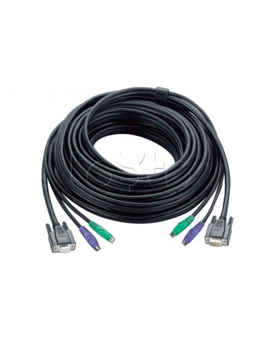 КВМ-кабель с интерфейсами PS/2, VGA (1.8м) ATEN 2L-1001P в Новороссийске Видеоусилители, Модуляторы, Делители Pintop.ru