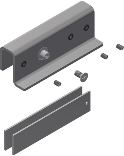 Комплект монтажа Aler MK AL-150PR-U1-Glass в Новороссийске Электромагнитные замки Pintop.ru