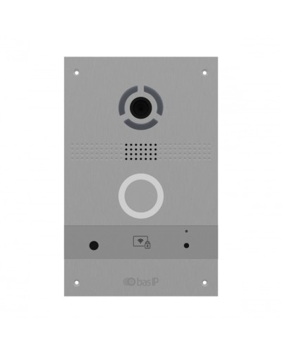 Панель вызывная индивидуальная BAS-IP AV-08FB SILVER в Новороссийске Вызывные видеопанели малоабонентные Pintop.ru