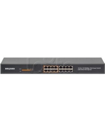 Коммутатор PoE 16-портовый Beward STW-16P8 в Новороссийске Коммутаторы Pintop.ru
