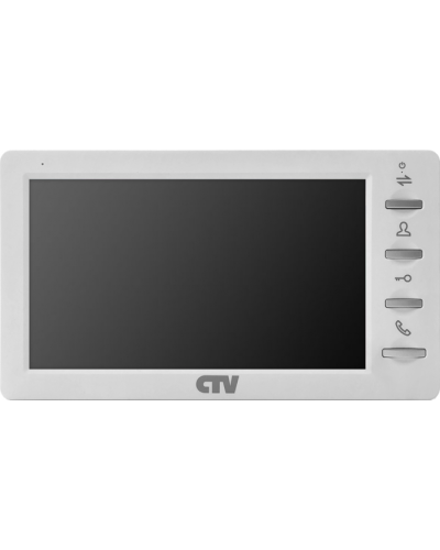 Монитор видеодомофона CTV-M1701 Plus (белый) в Новороссийске Абонентские IP устройства Pintop.ru