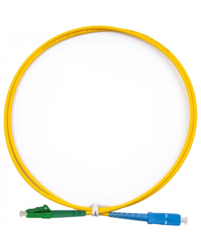 Шнур оптический simplex LC/APC-SC/UPC 9/125 sm 2м LSZH Cabeus FOP(s)-9-LC/APC-SC/UPC-2m в Новороссийске Патч-корды оптические Pintop.ru
