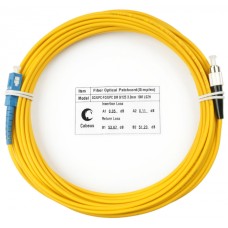 Шнур оптический simplex SC-FC 9/125 sm 15м LSZH Cabeus FOP(s)-9-SC-FC-15m