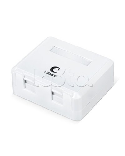 Корпус внешней настенной розетки на 2 Keystone Cabeus MB-2 в Новороссийске Аксессуары для стоек и шкафов Pintop.ru