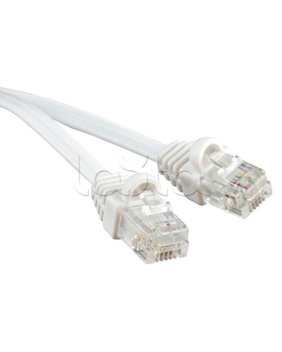 Патч-корд 6p4c телефонный, 1.5 м, белый Cabeus PC-TEL-RJ12-1.5m в Новороссийске Патчкорды (медные) Pintop.ru