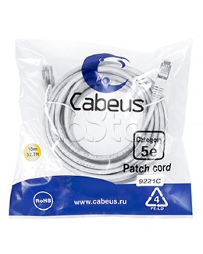 Патч-корд медный F/UTP кат.5е (20м) PVC (серый) Cabeus (PC-FTP-RJ45-Cat.5e-20m) в Новороссийске Патчкорды (медные) Pintop.ru