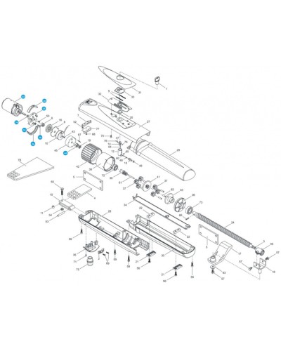 ЭлектродвигательOPP001 Came 119RID421 в Новороссийске Запчасти для шлагбаумов и автоматики Pintop.ru
